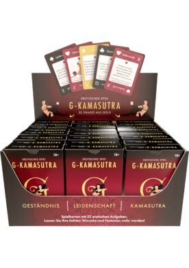 G Kamasutra cards 24 pcs ENG/FR/DE