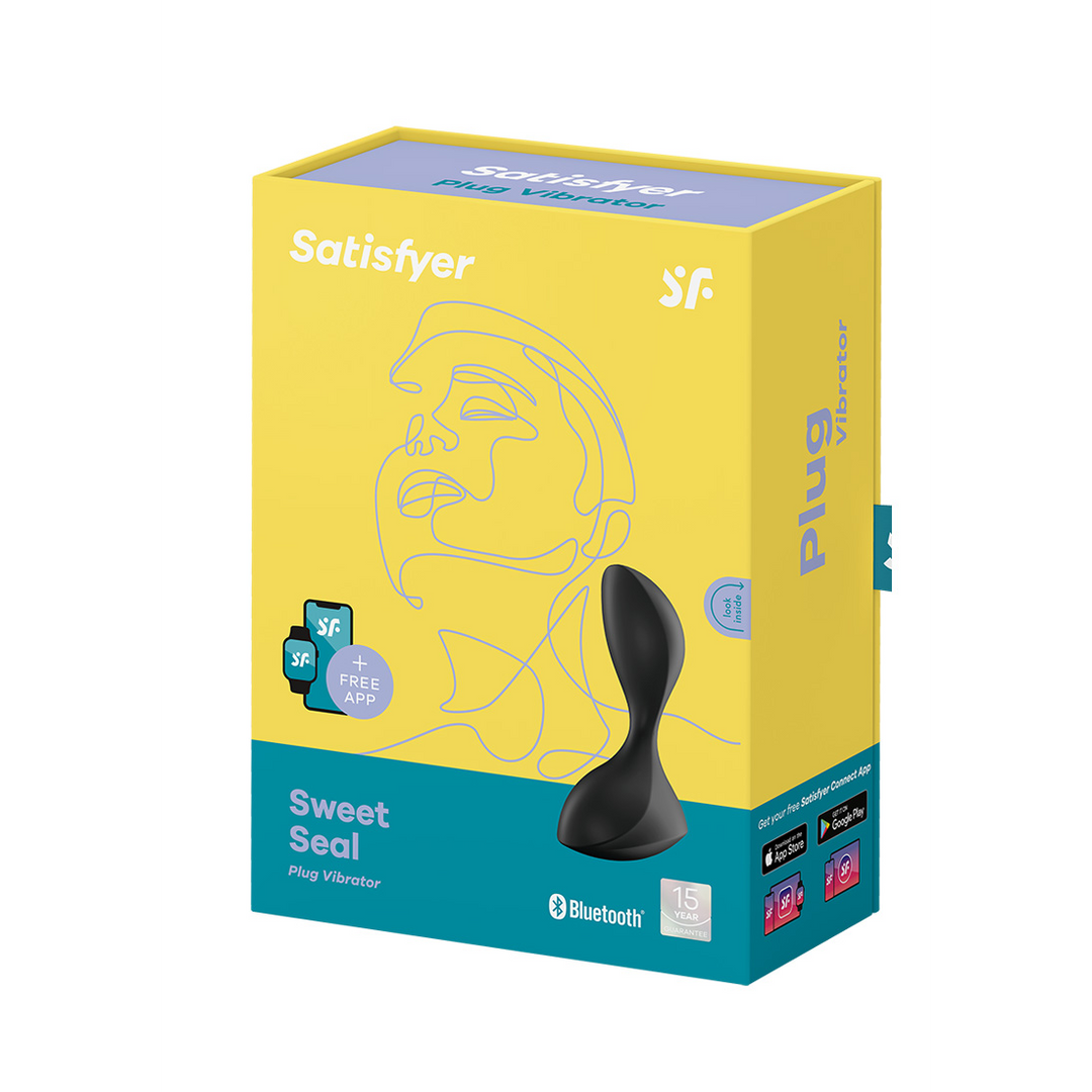 Sweet Seal - Vibrating Butt Plug - Black 2