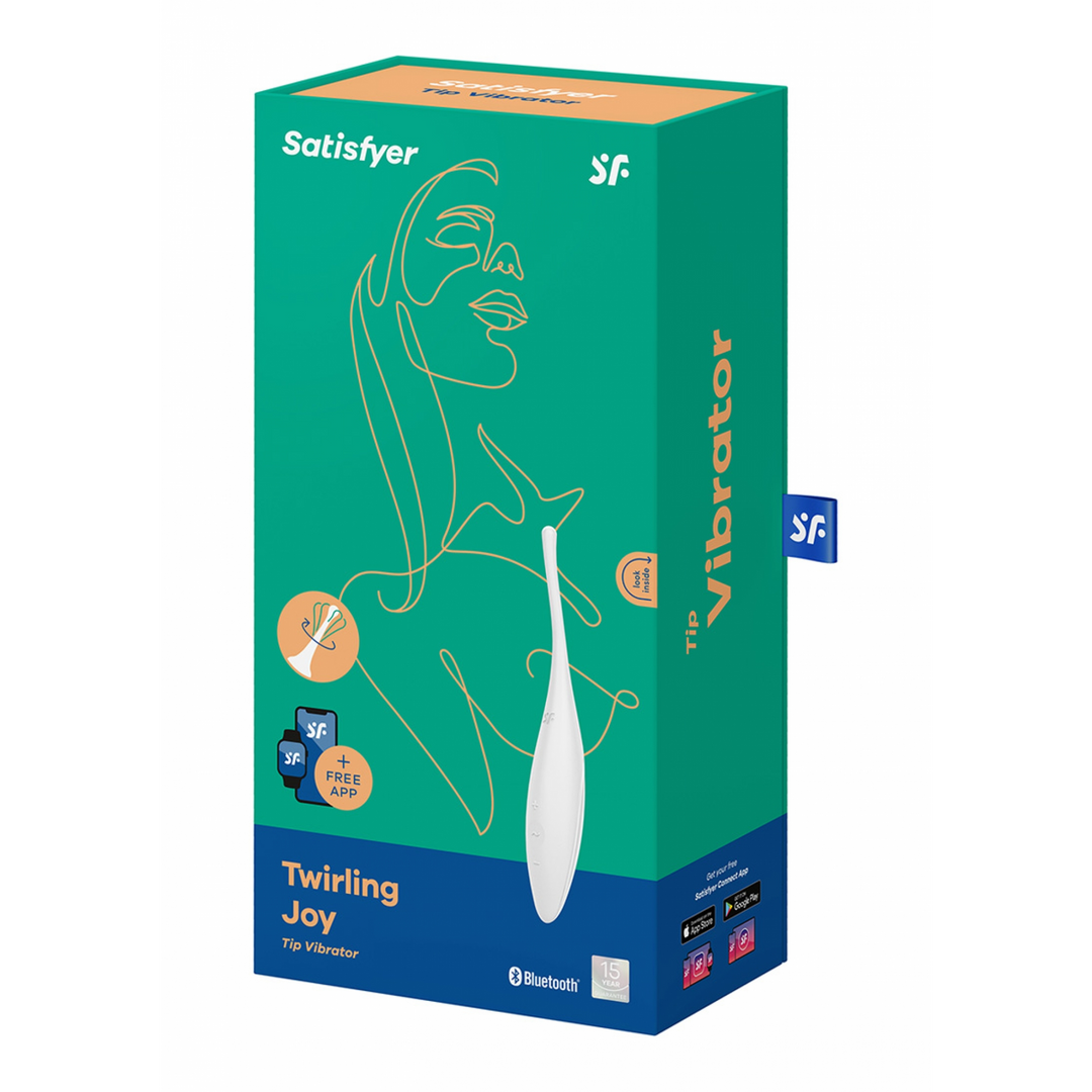 Twirling Joy - Tip Vibrator - White 2