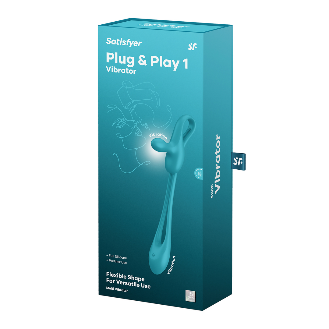 Plug and Play 1 - Partner Vibrator - Bluegreen 2