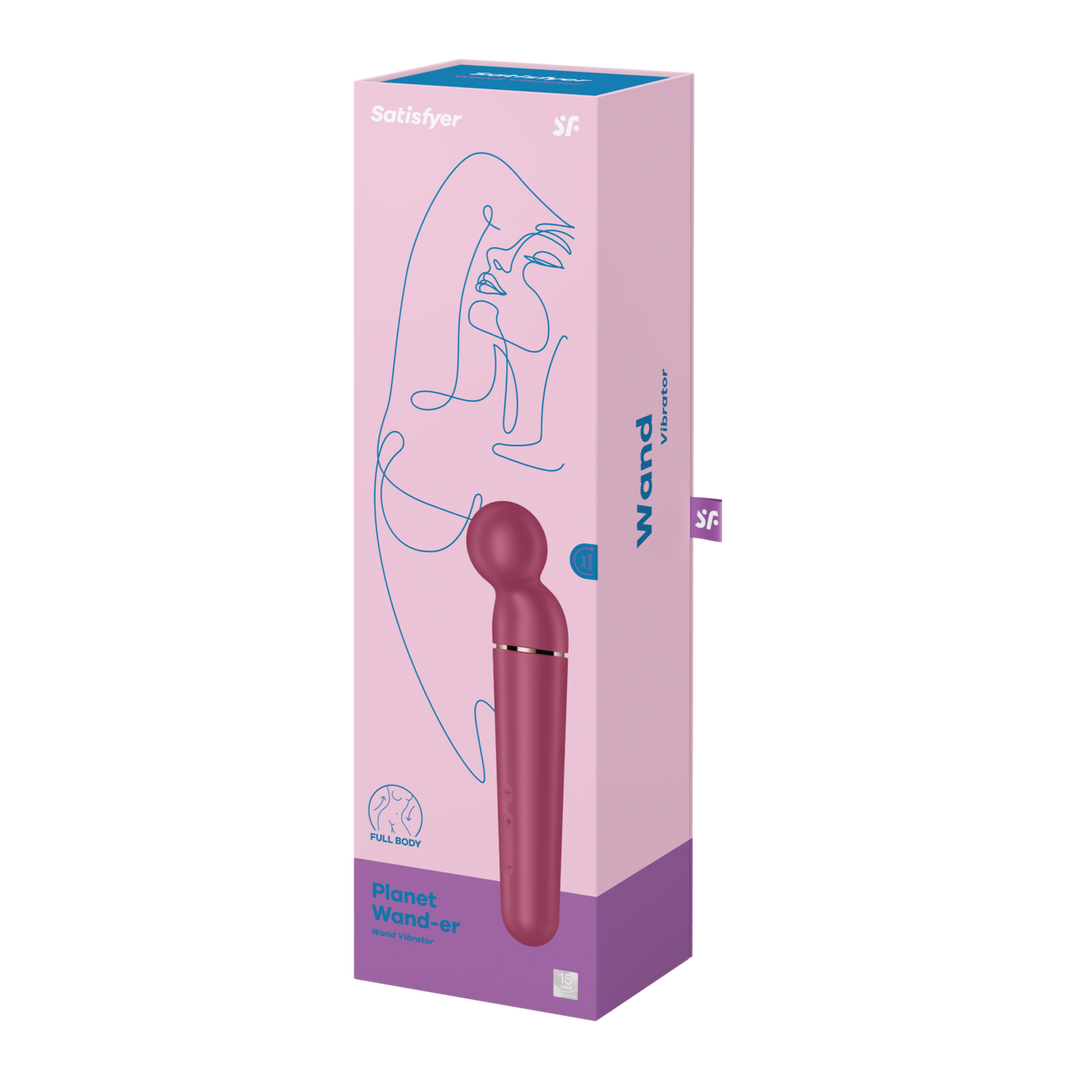 Planet Wand-er - Wand Vibrator - Berry/Rose Gold 2