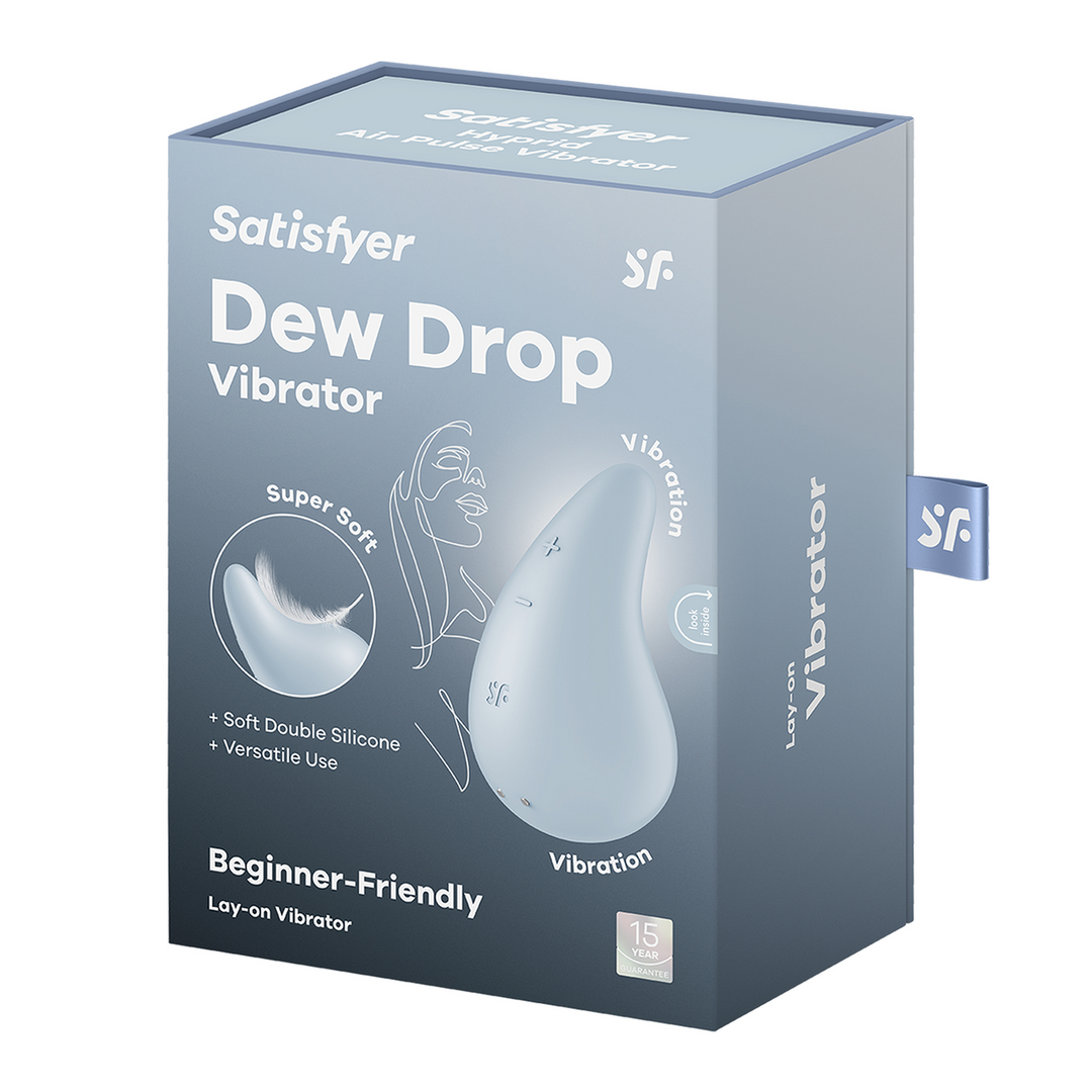 Dew Drop - Lay-on Vibrator - Blue 2