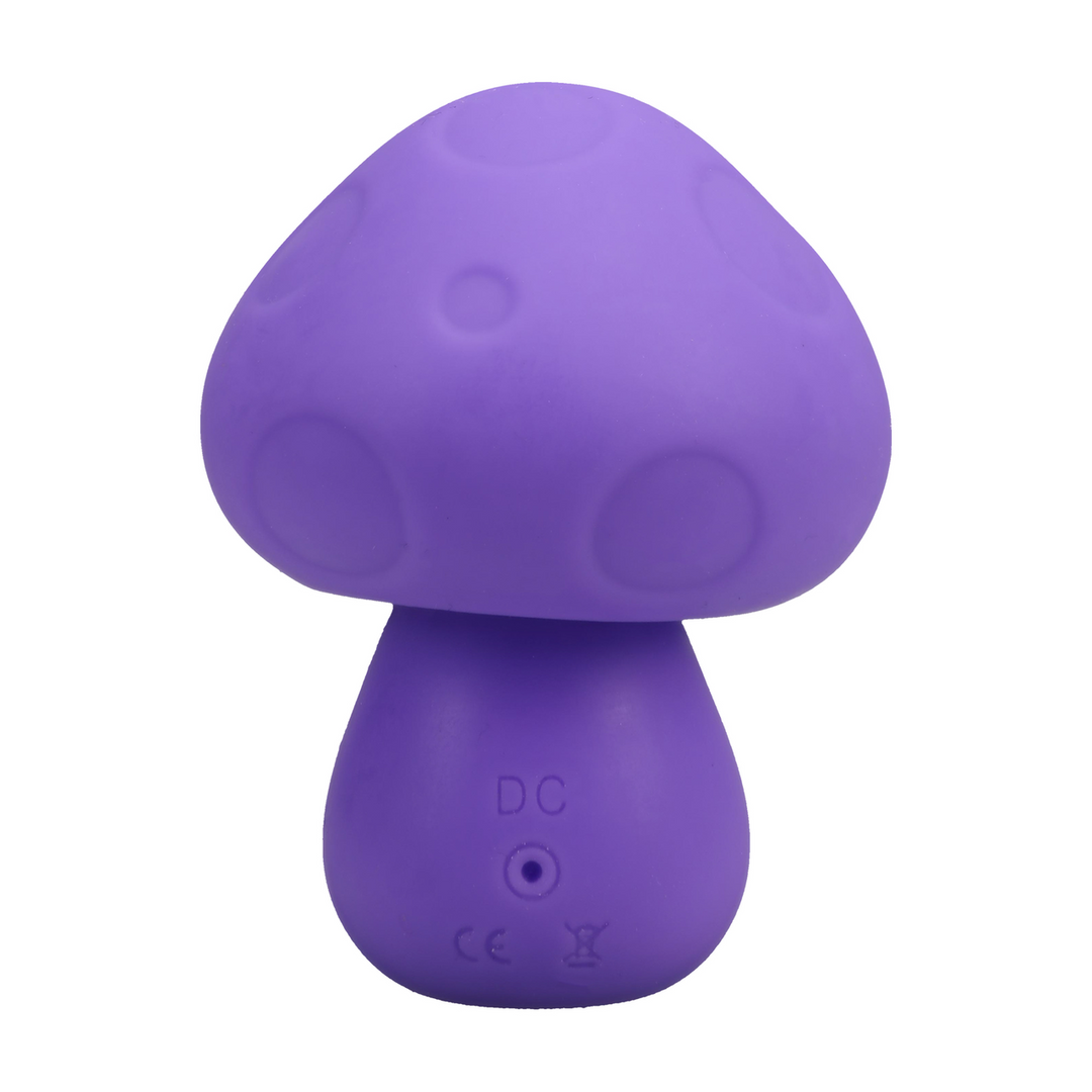 Mushroom Vibe - Rechargeable Silicone Vibrator - Purple 5