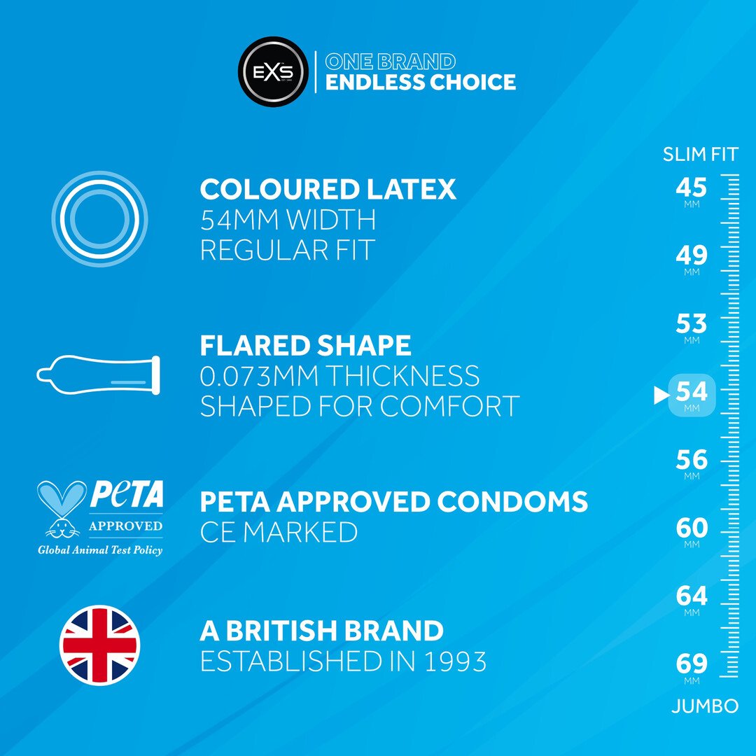 EXS Black Latex - Condoms - 48 Pieces 3