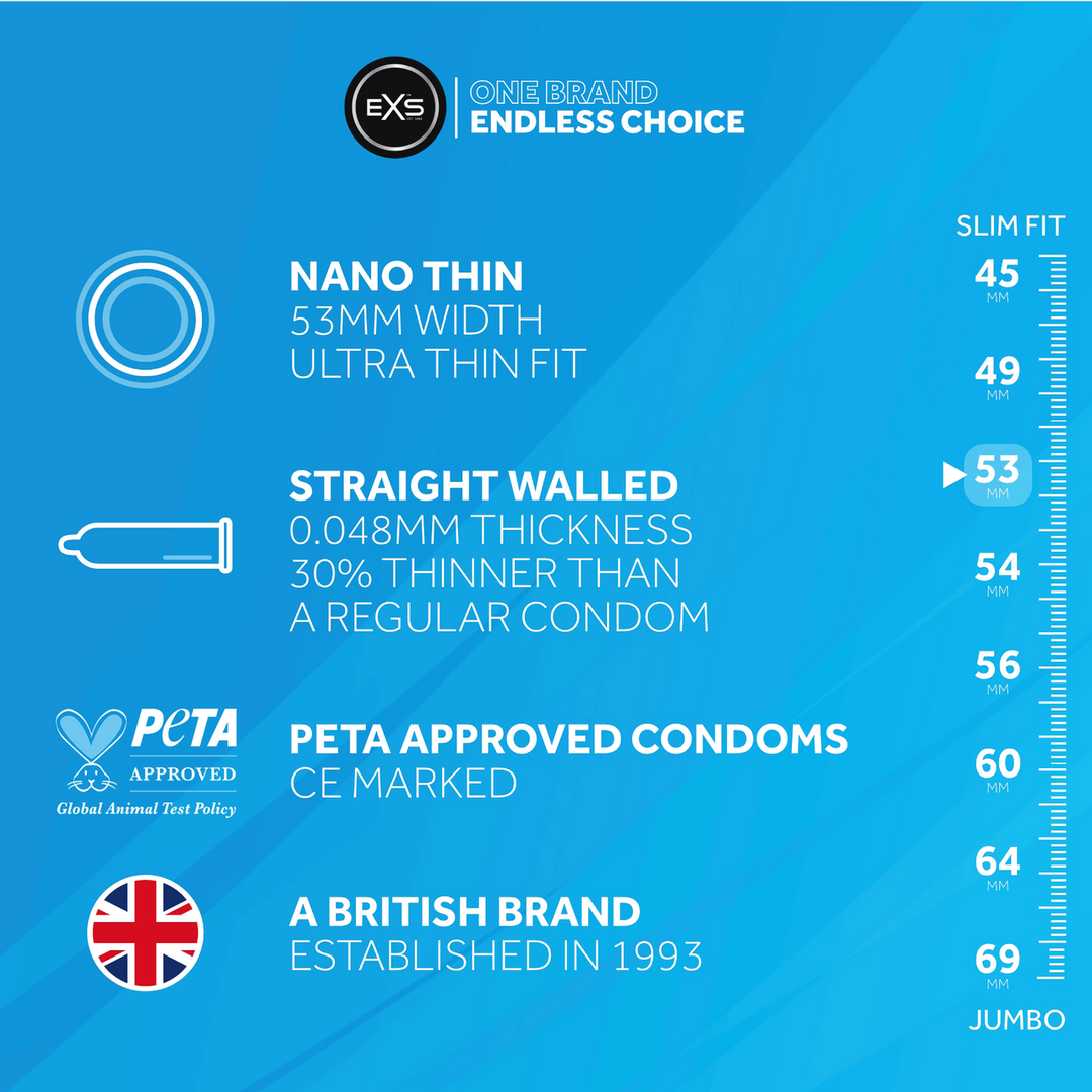 EXS Nano Thin - Condoms - 48 Pieces 3