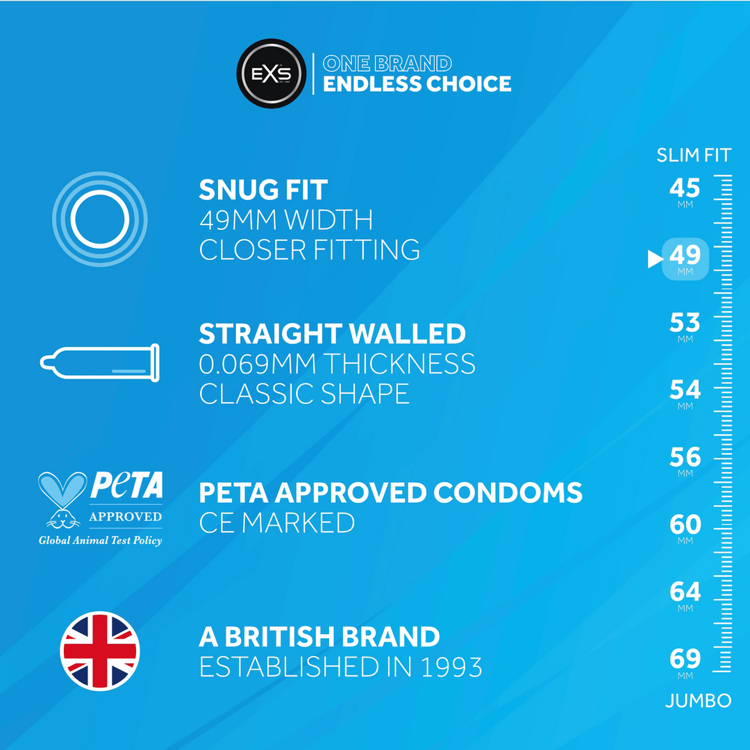 EXS Snug Fit - Condoms - 48 Pieces 3