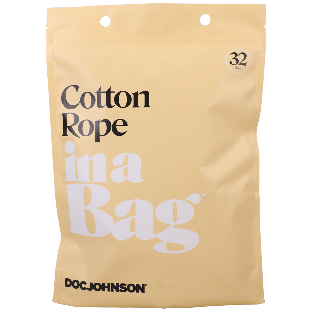 Cotton Rope - 32 ft - Black 2