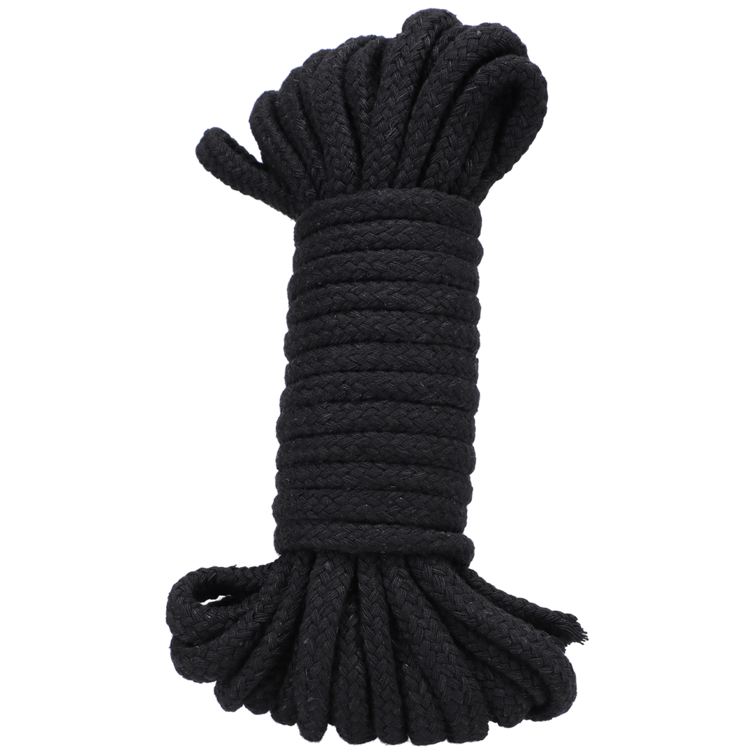 Cotton Rope - 32 ft - Black