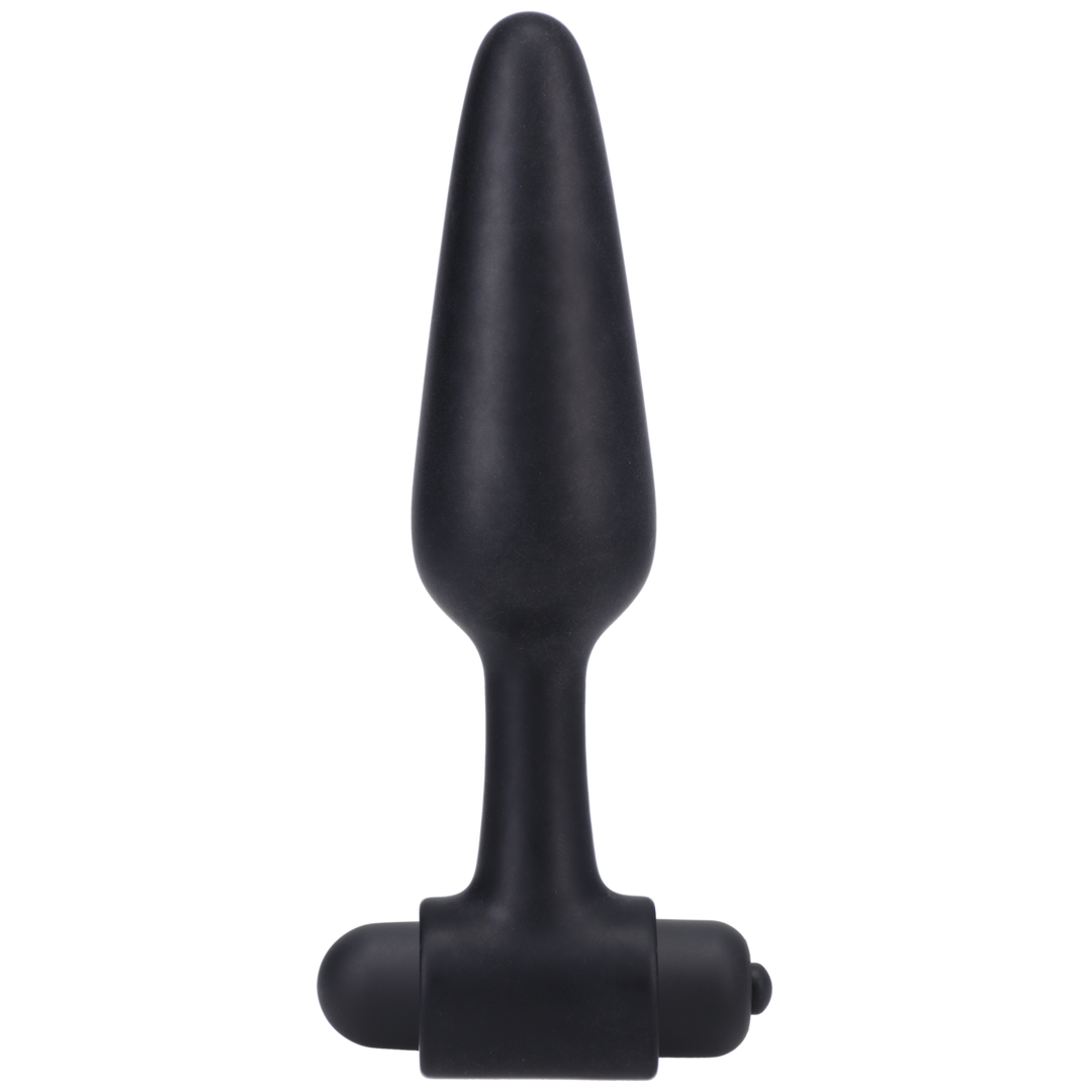 Vibrating Butt Plug - 5 / 12 cm - Black
