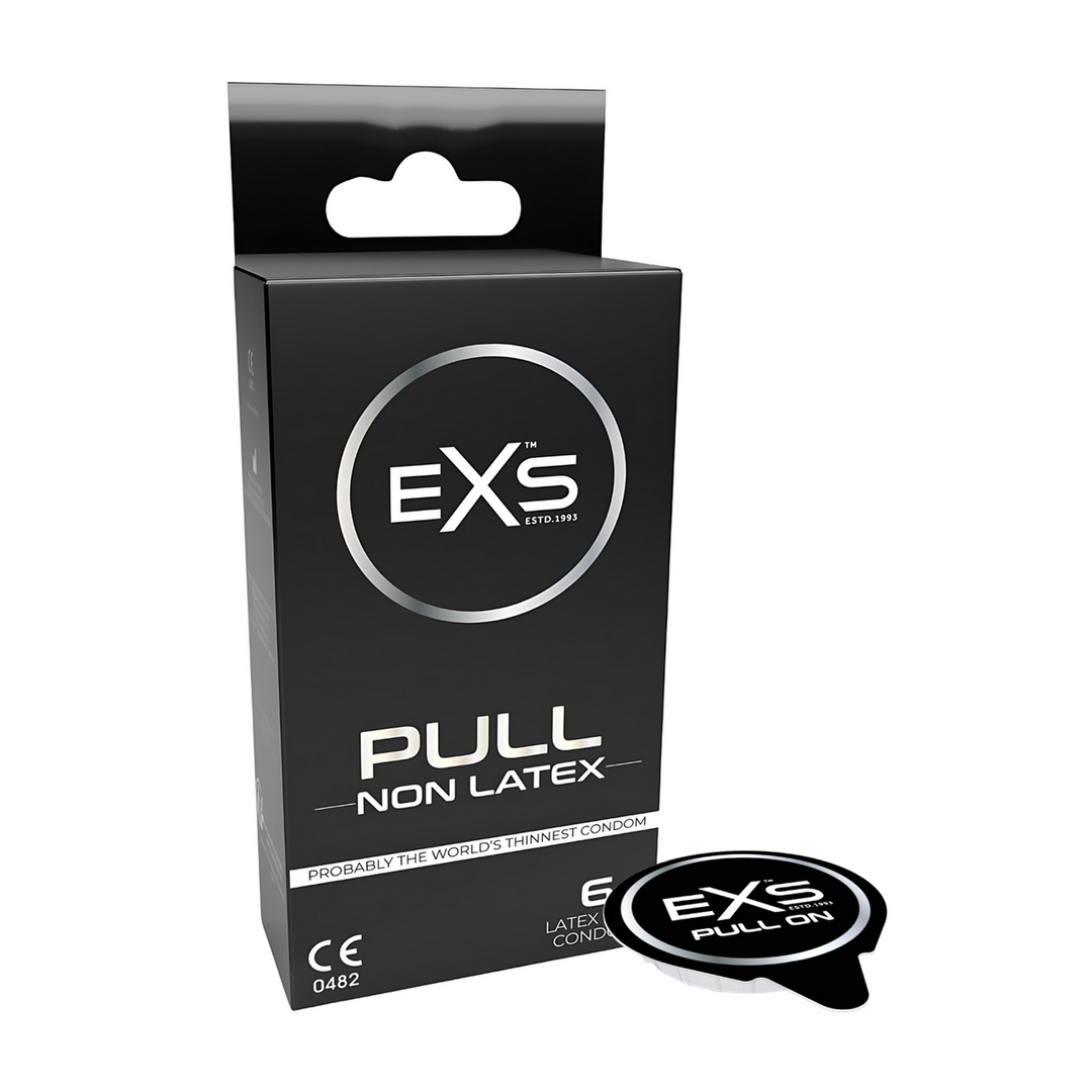 EXS Pull - Non-Latex Condoms - 6 Pieces