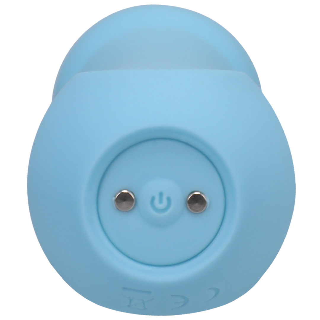 Euphoria - Rechargeable Silicone Wand Vibe - Blue 5