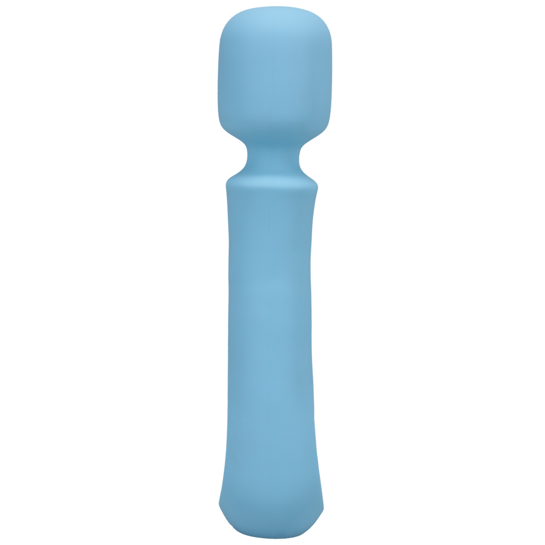 Euphoria - Rechargeable Silicone Wand Vibe - Blue 3