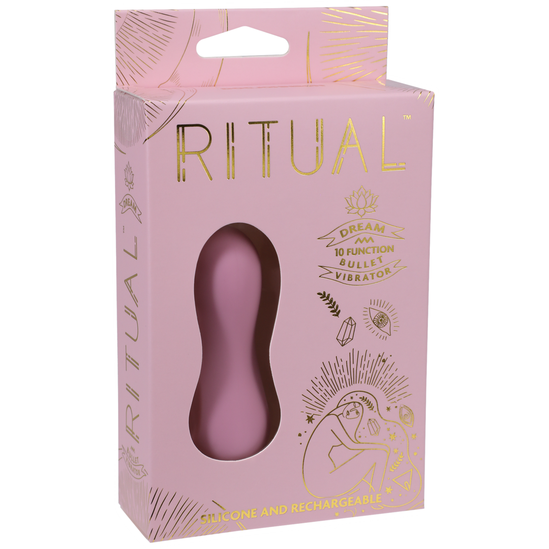 Dream - Rechargeable Silicone Bullet Vibe - Pink 2