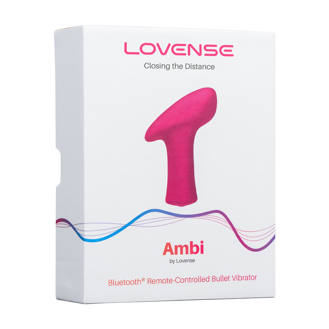 Ambi - App-controlled Broad Surface Bullet Vibrator - Pink 2