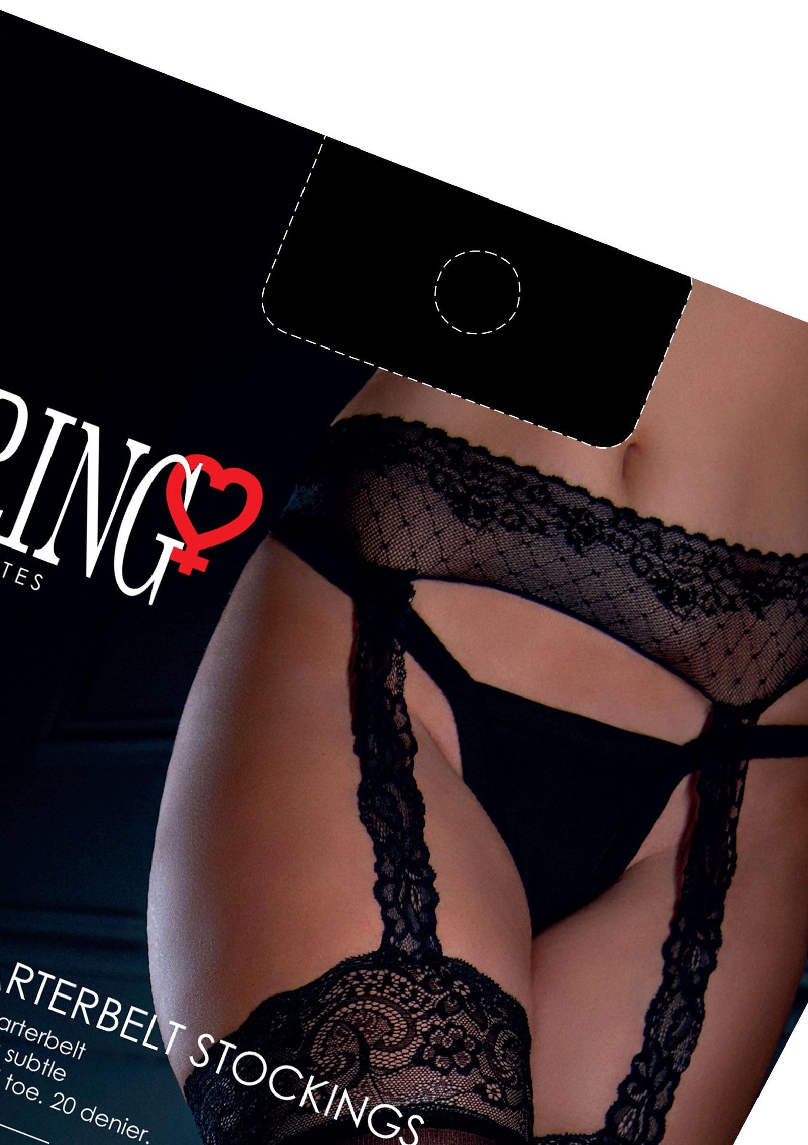 Satin Touch Garterbelt Stockings 2