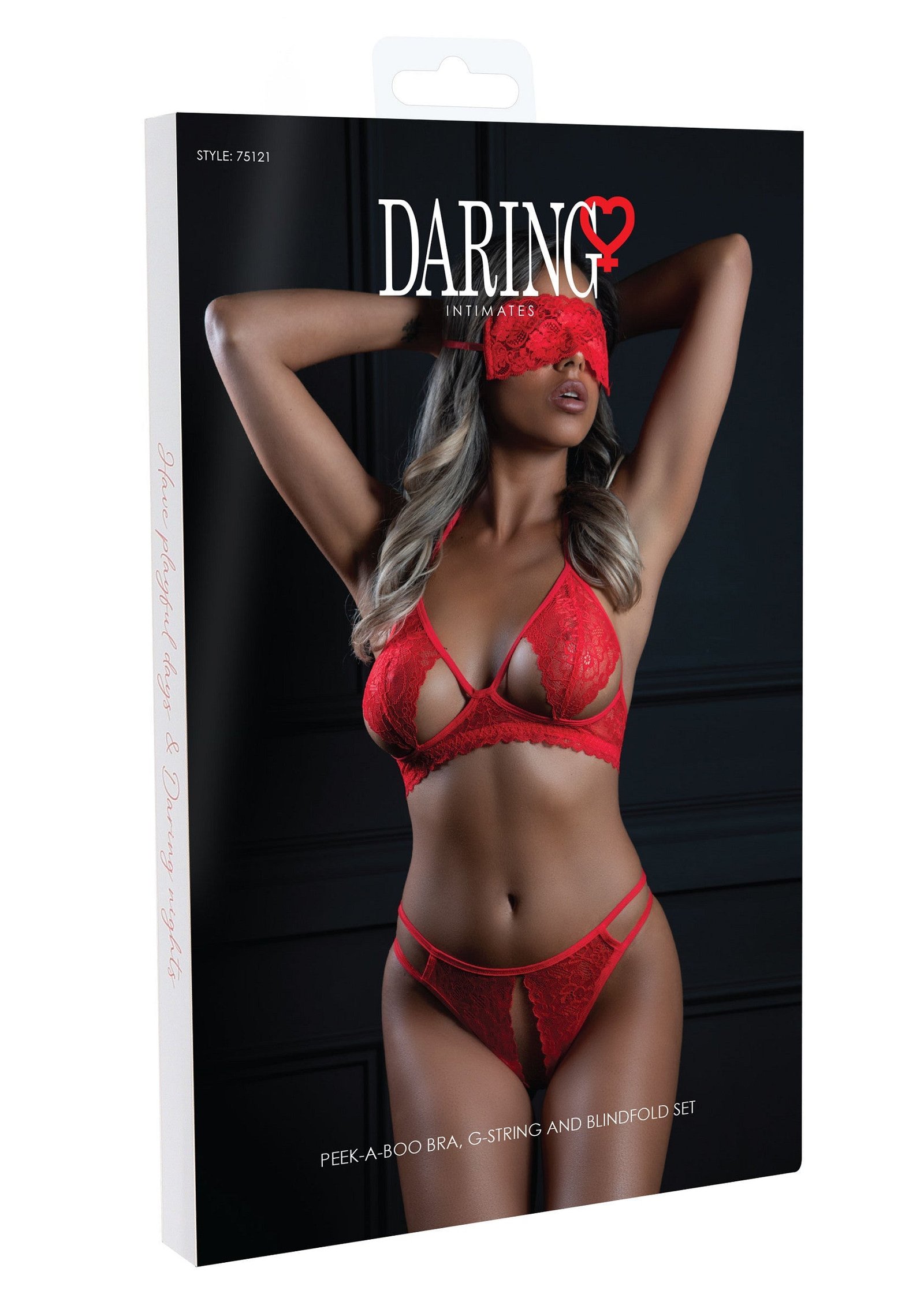 3PC Bra, Panty and Blindfold 2