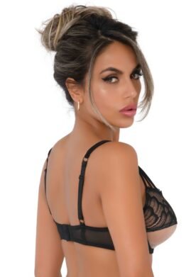 Unlined bra with faux underbust