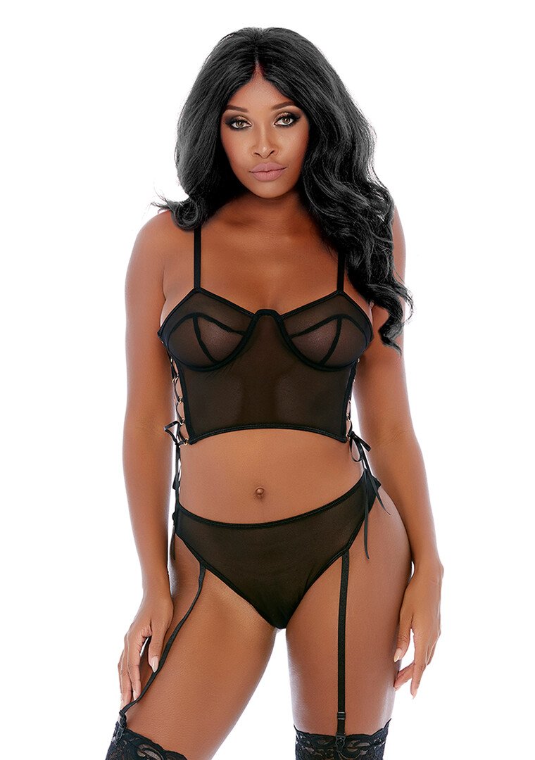 Ring Me Up - Bustier Set - L