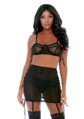 Put O-ring On It - Lingerie Skirt Set - L