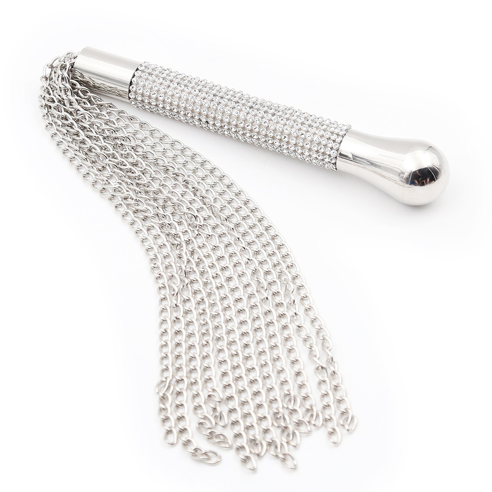 Whip diamonds 44cm silver 3