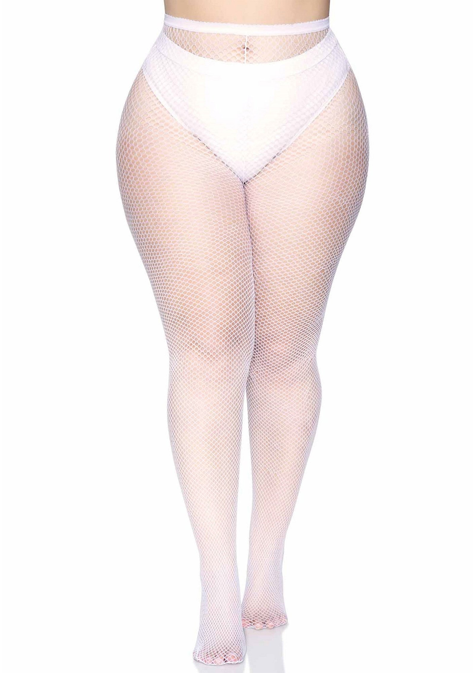 Plus Fishnet Pantyhose 3