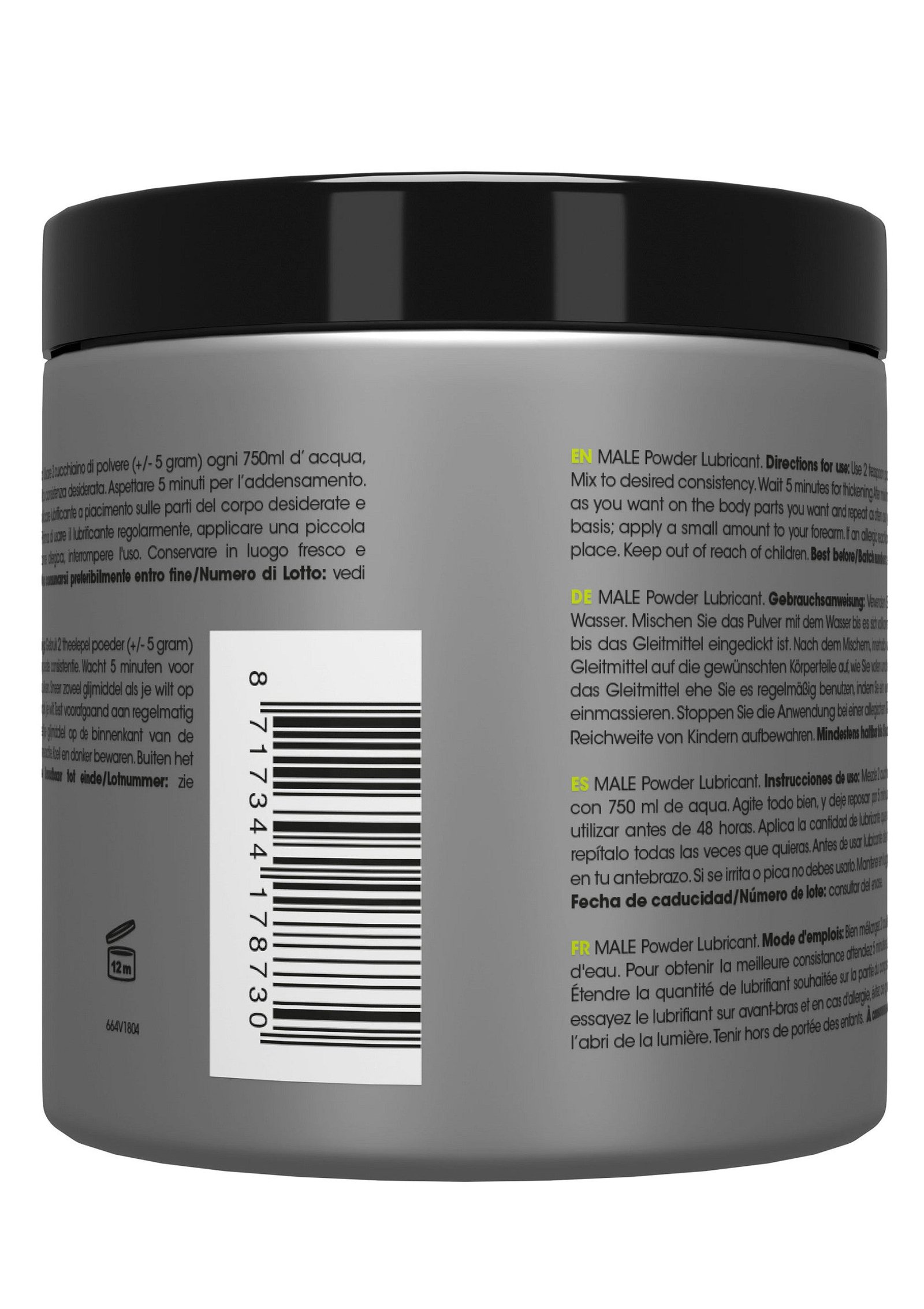 Male Powder Lubricant 225 ml 4