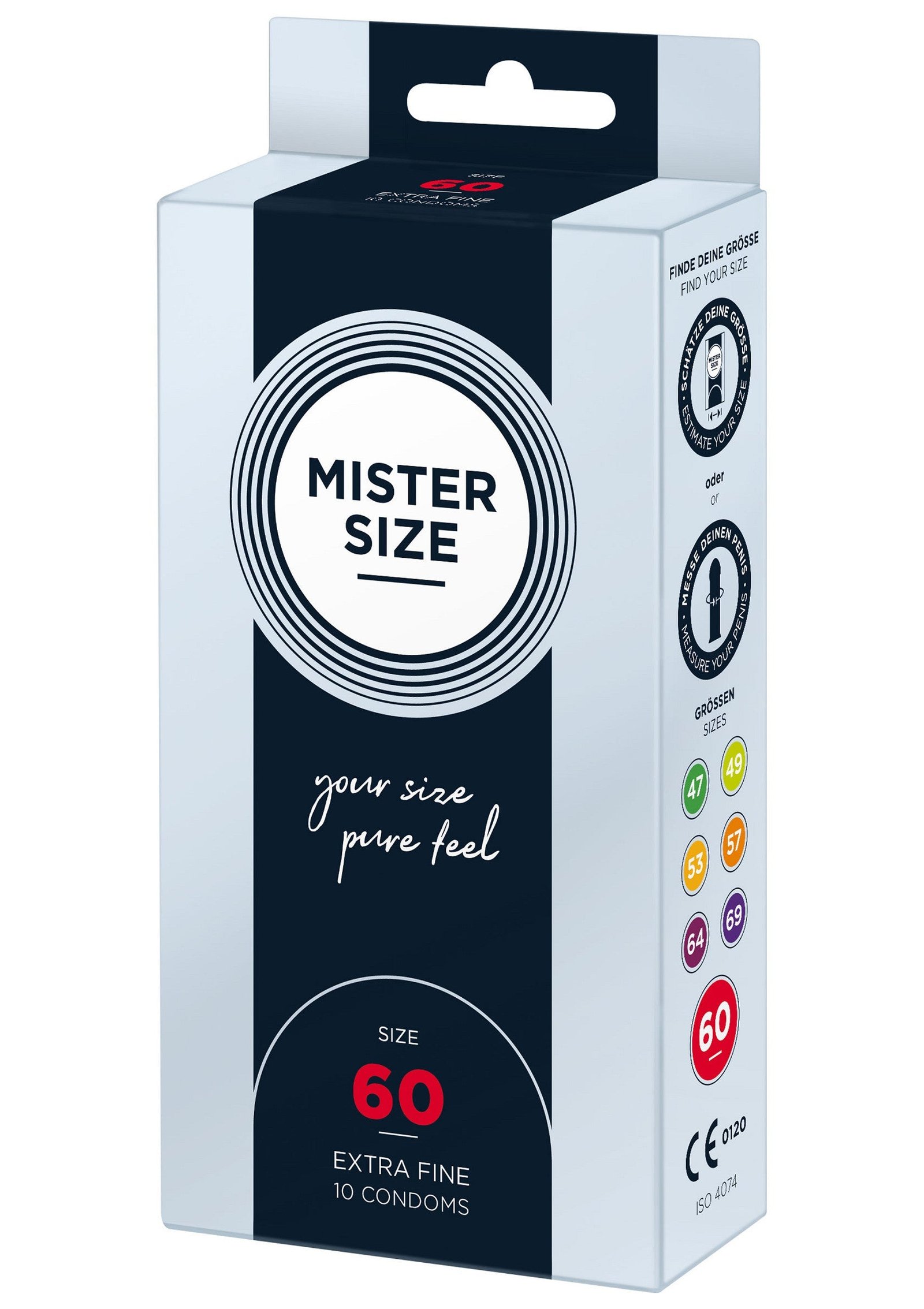 MISTER SIZE 60mm Condoms 10pcs 2
