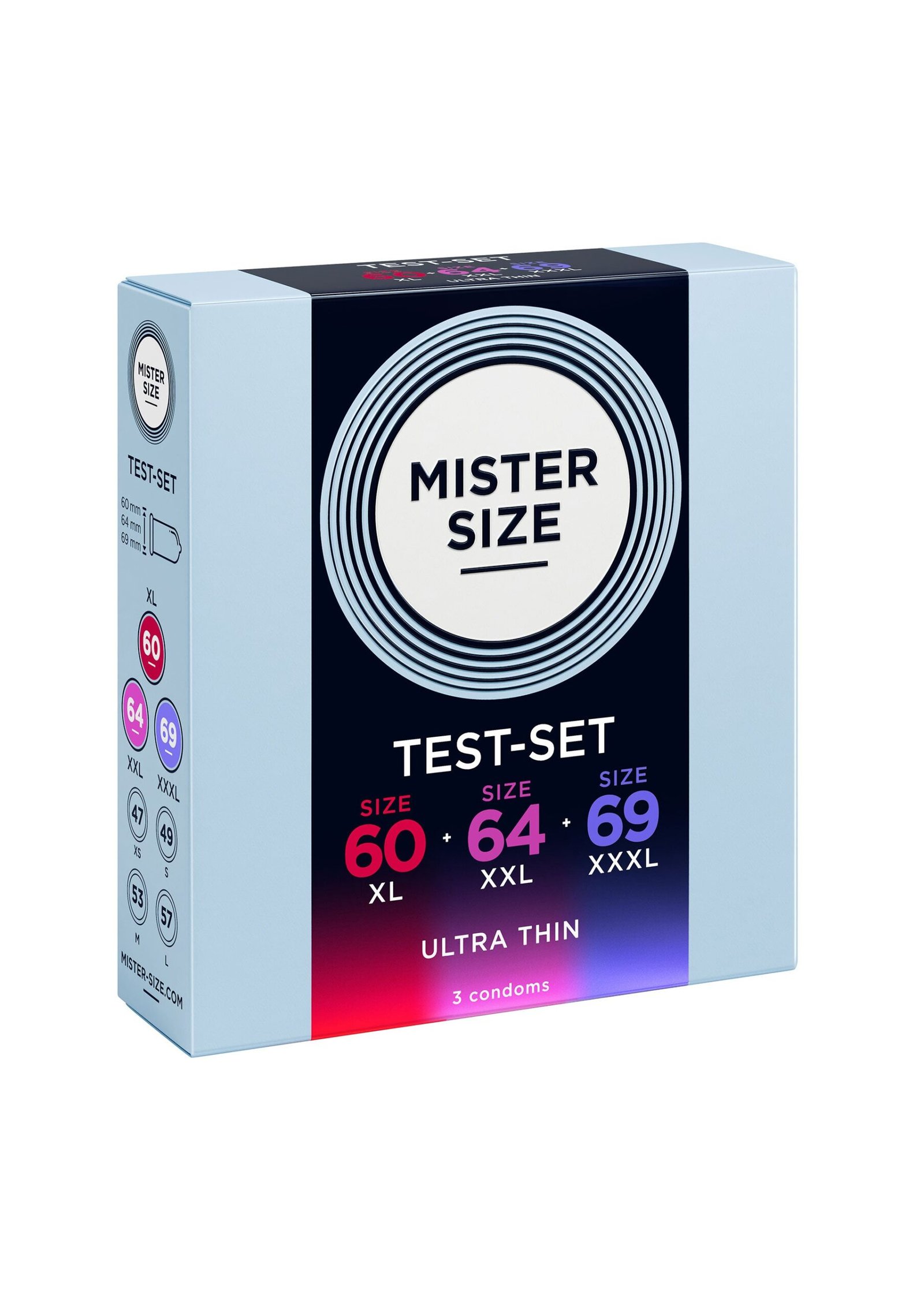 MISTER SIZE 60-64-69mm 3-pack 3