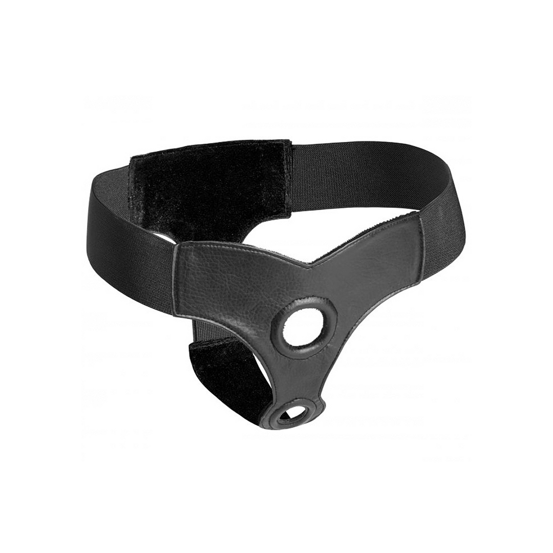 Crave - Double Penetration Imitation Leather Strap-On 3