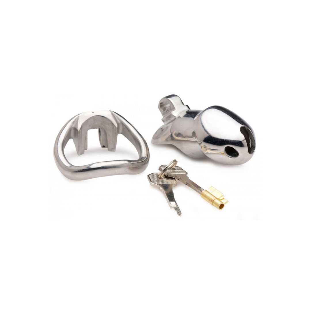 Rikers 24-7 - Stainless Steel Locking Chastity Cage 4