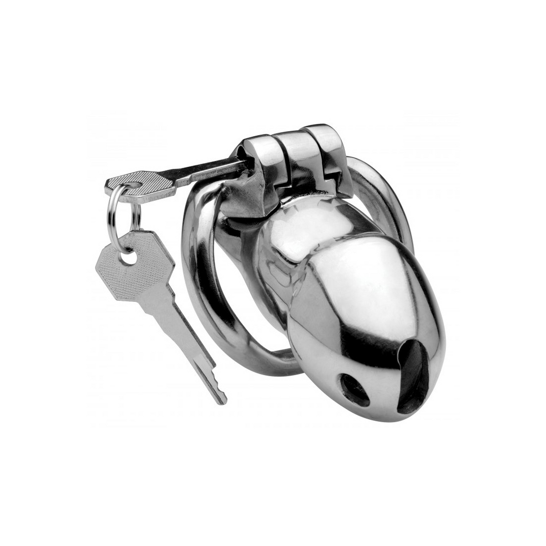 Rikers 24-7 - Stainless Steel Locking Chastity Cage 5