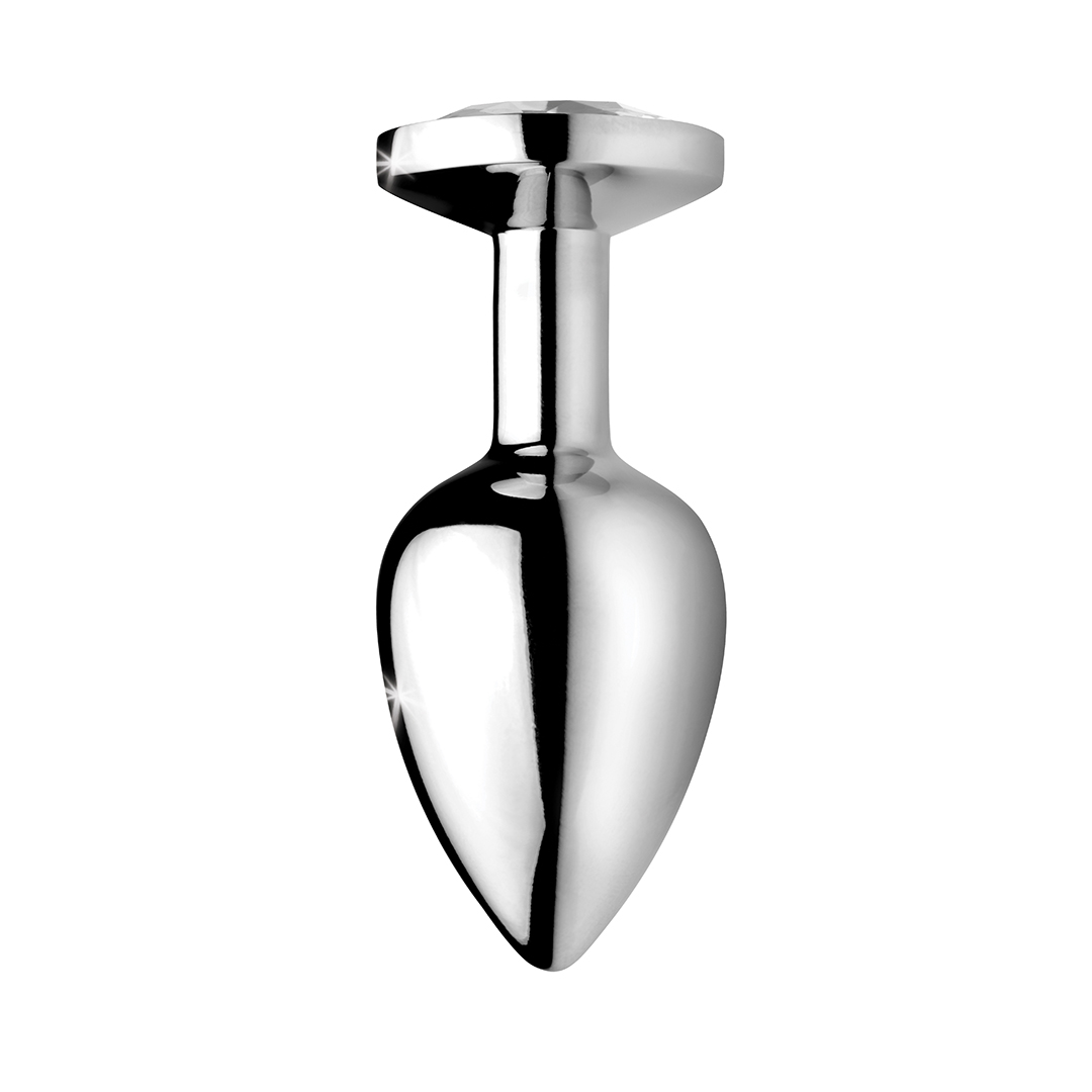 Clear Gem Anal Plug Small - Clear