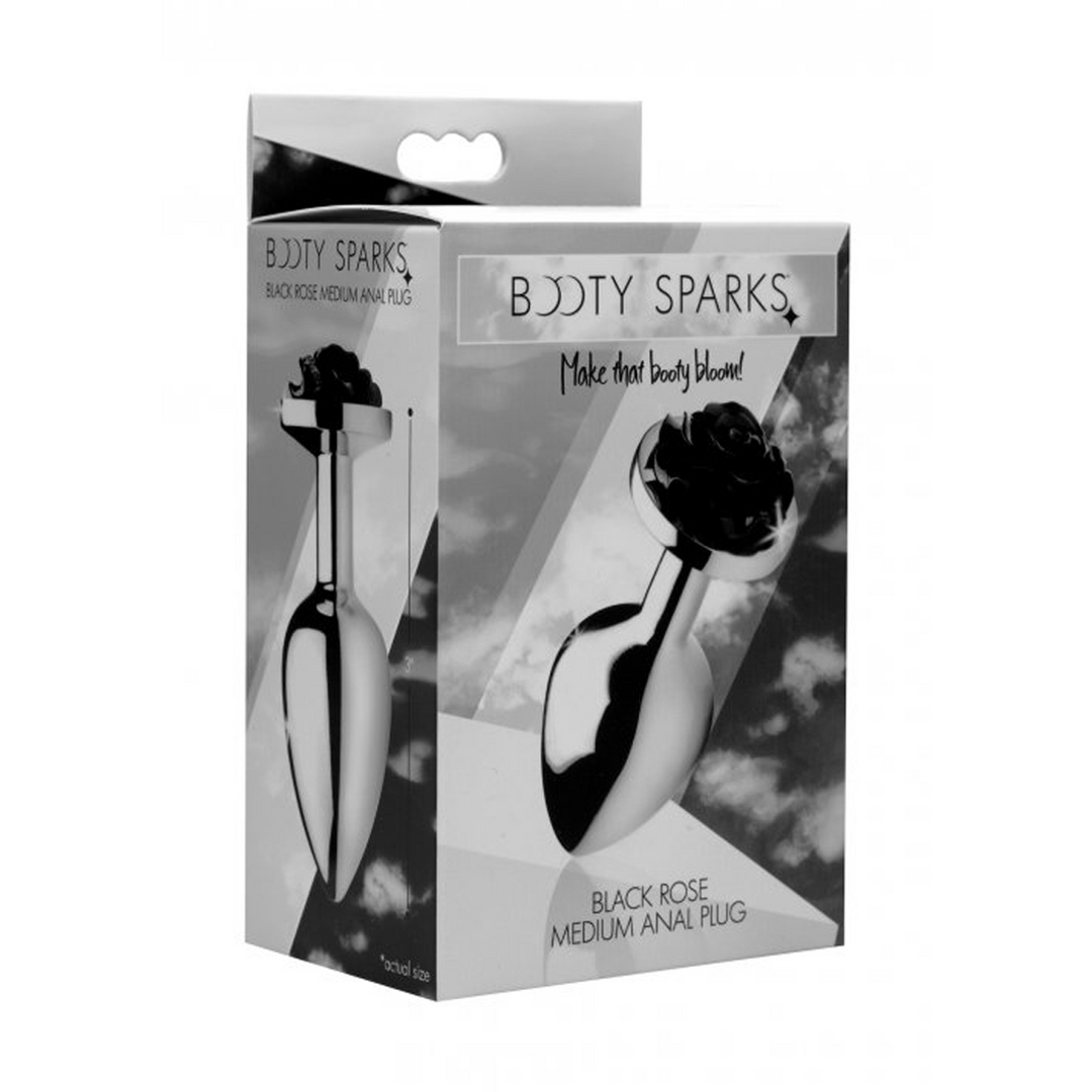 Black Rose - Butt Plug - Medium 2