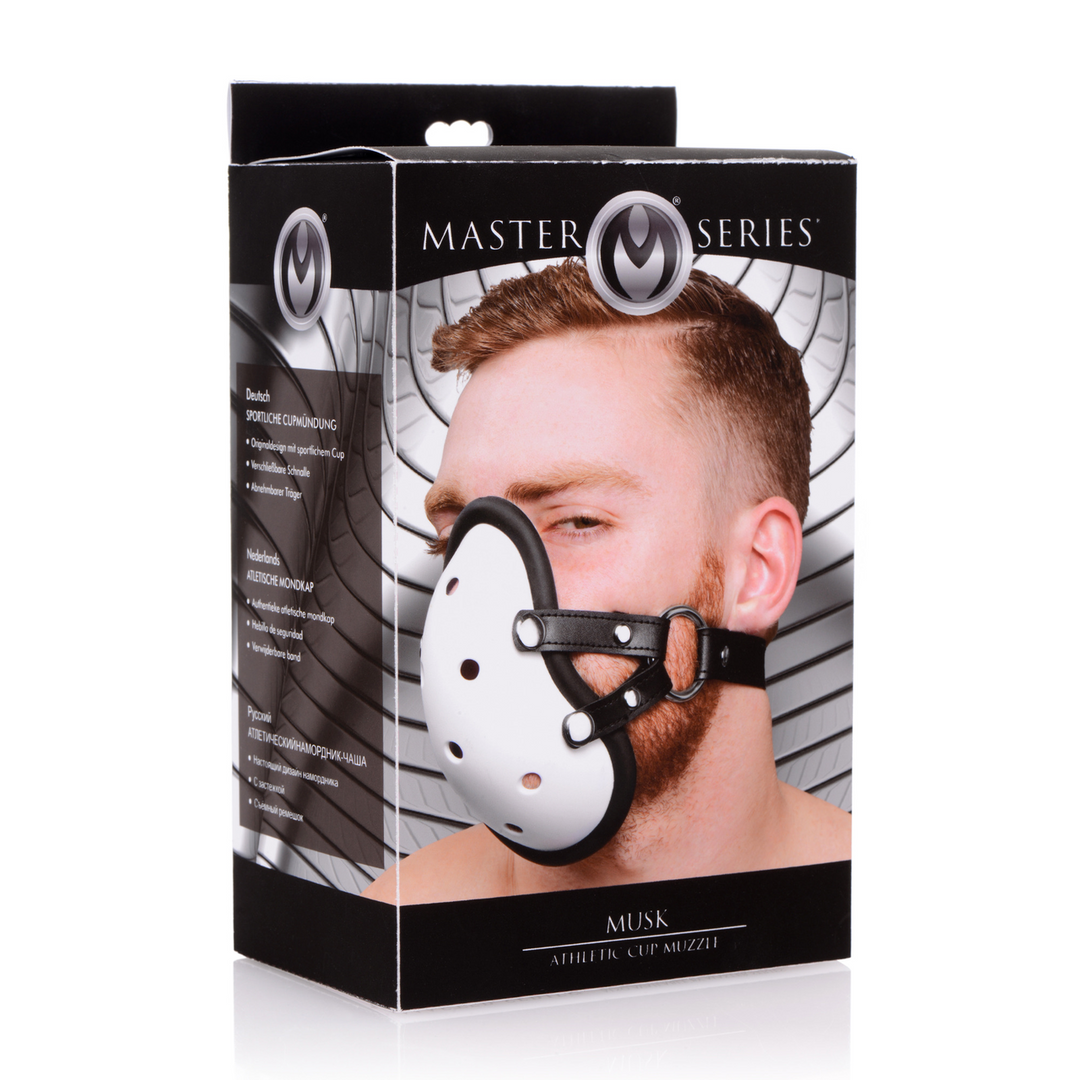 Musk Athletic Cup - Muzzle with Removable Straps 2