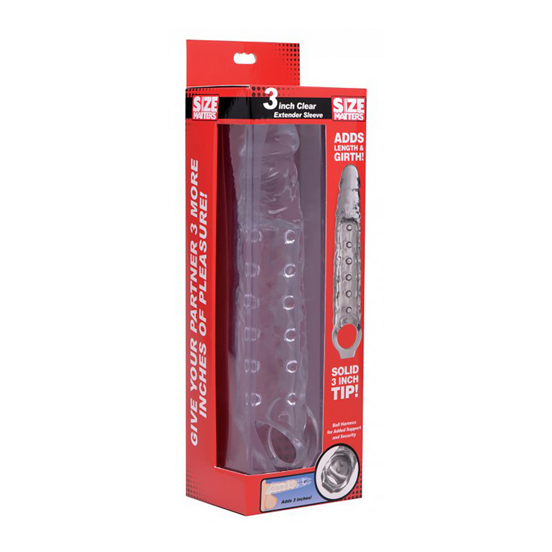 Transparent Penis Sleeve - 3 / 7,5 cm 2