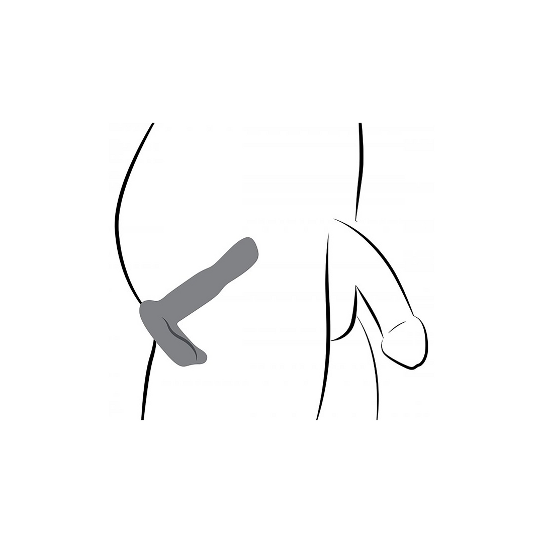 Silicone Prostate Stroking Vibrator with Remote Control 4