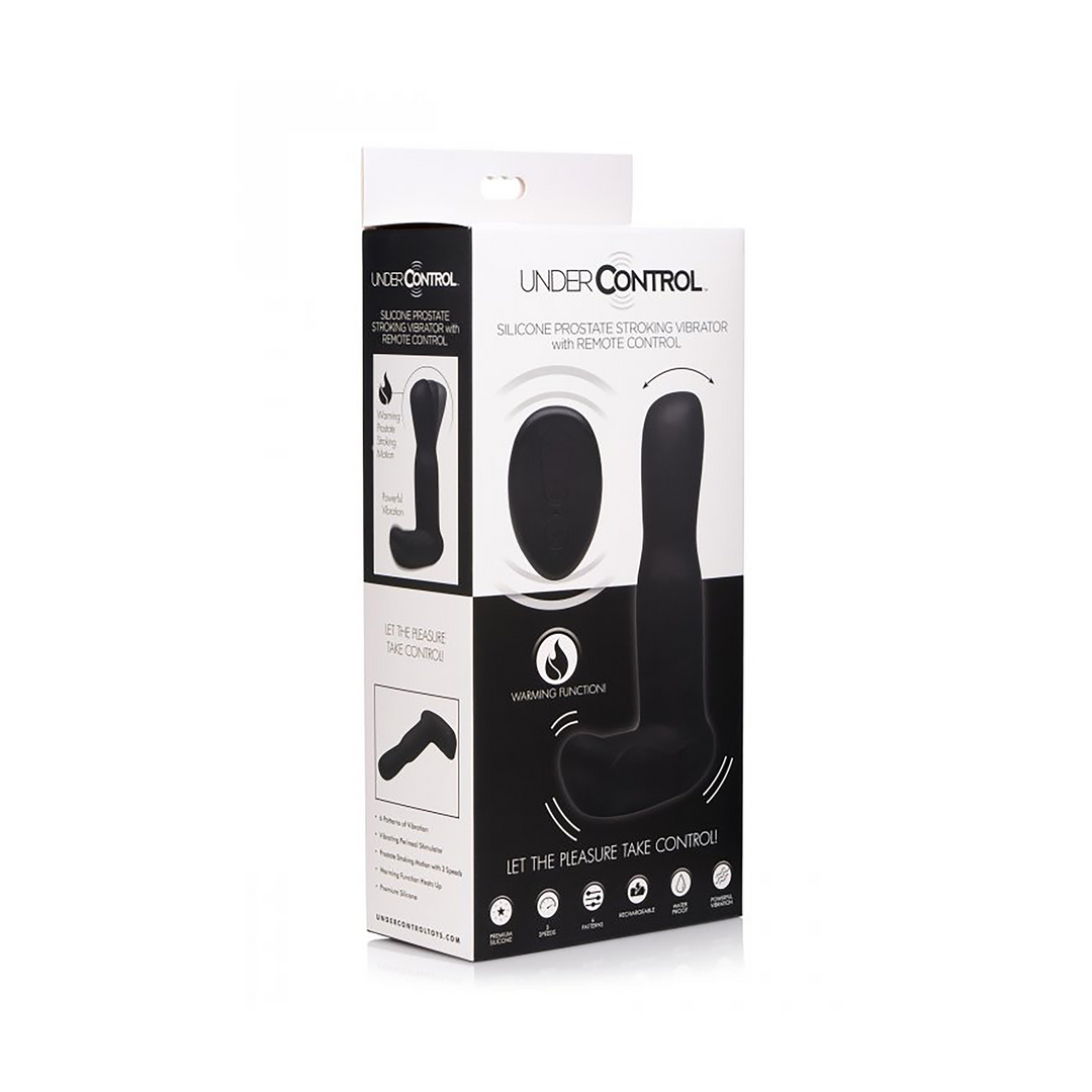 Silicone Prostate Stroking Vibrator with Remote Control 2