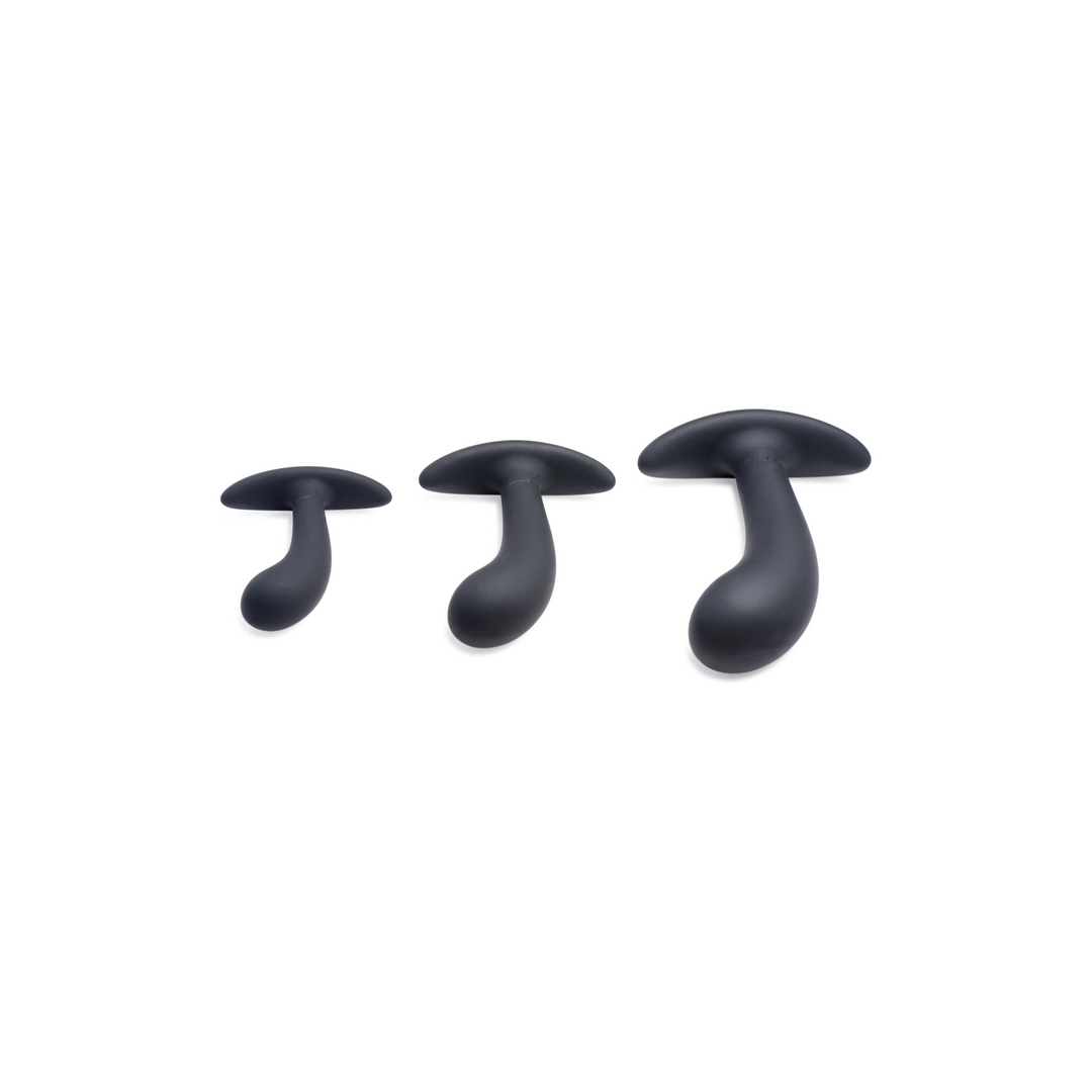 Dark Delights - 3 Piece Curved Anal Trainer Set 4