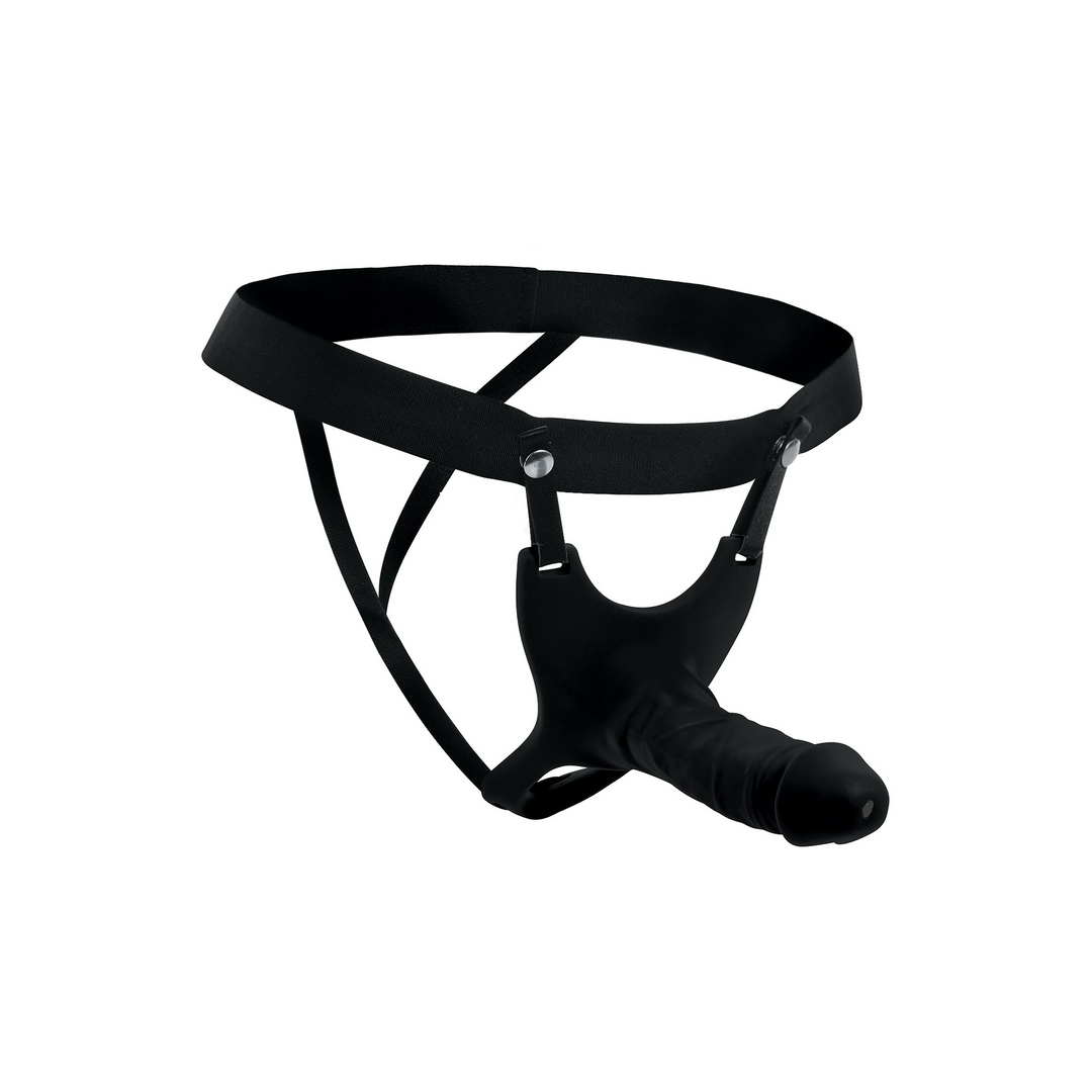 SM - Hollow Silicone Dildo Strap-On