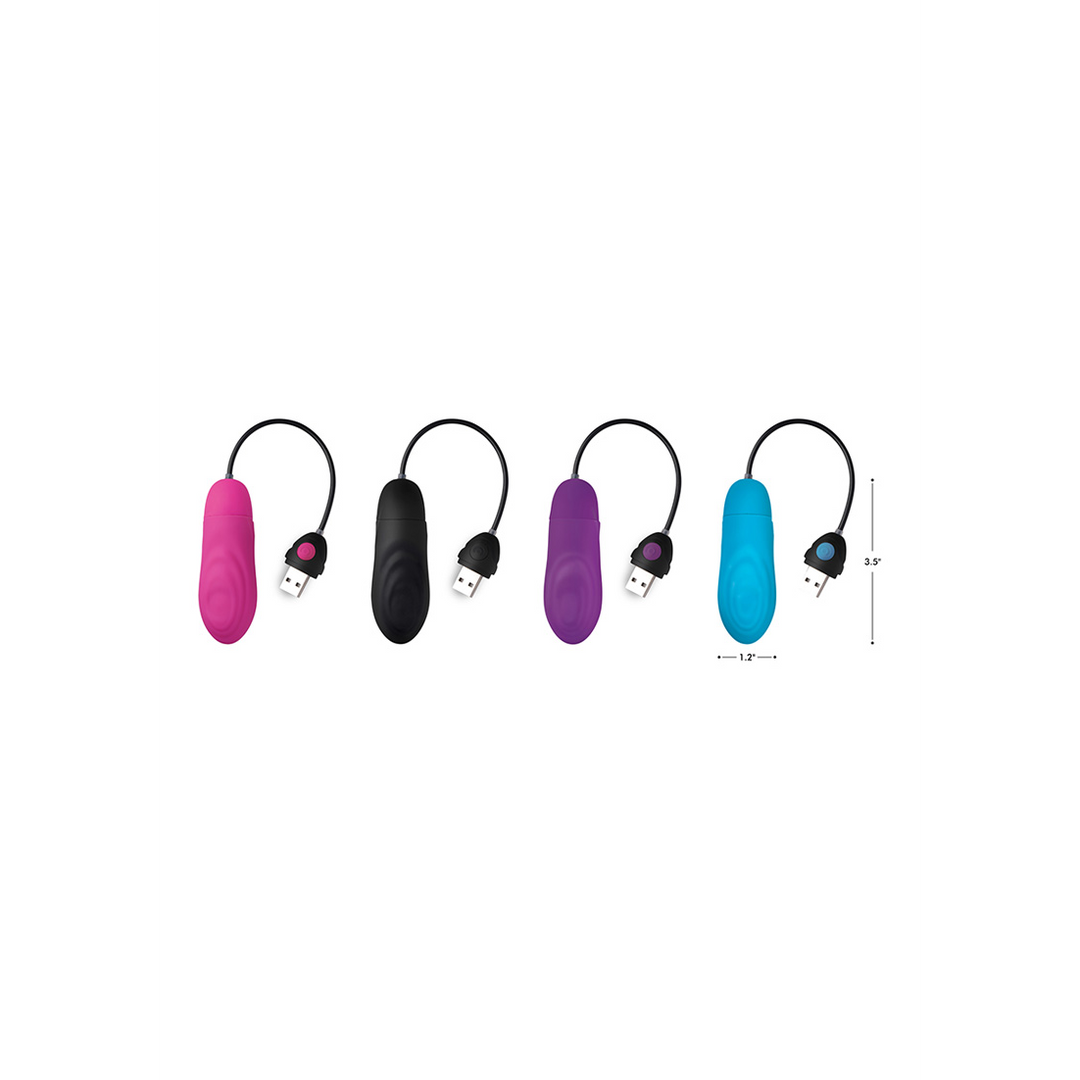 Pulsating Rechargeable Silicone Bullet 6