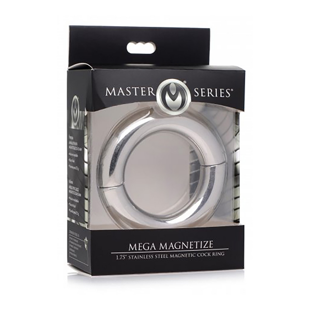Mega Magnetize - Stainless Steel Magnetic Cockring - 2 / 4,4 cm 2