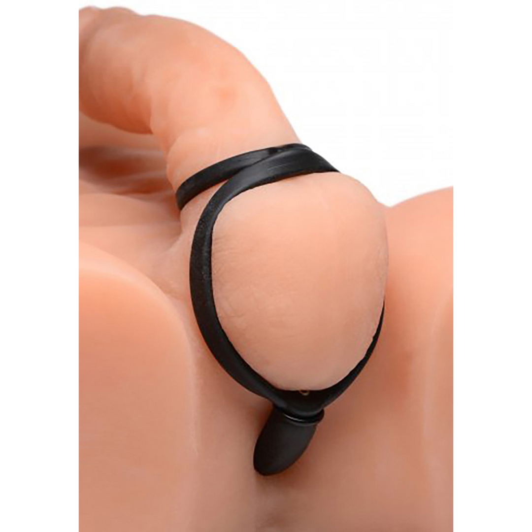 Inflatable Silicone Anal Plug + Cock and Ball Ring 5