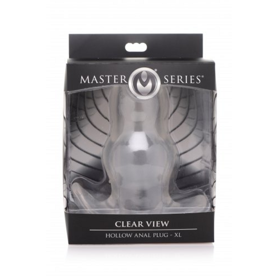 Clear View - Hollow Anal Plug - Extra Large 2
