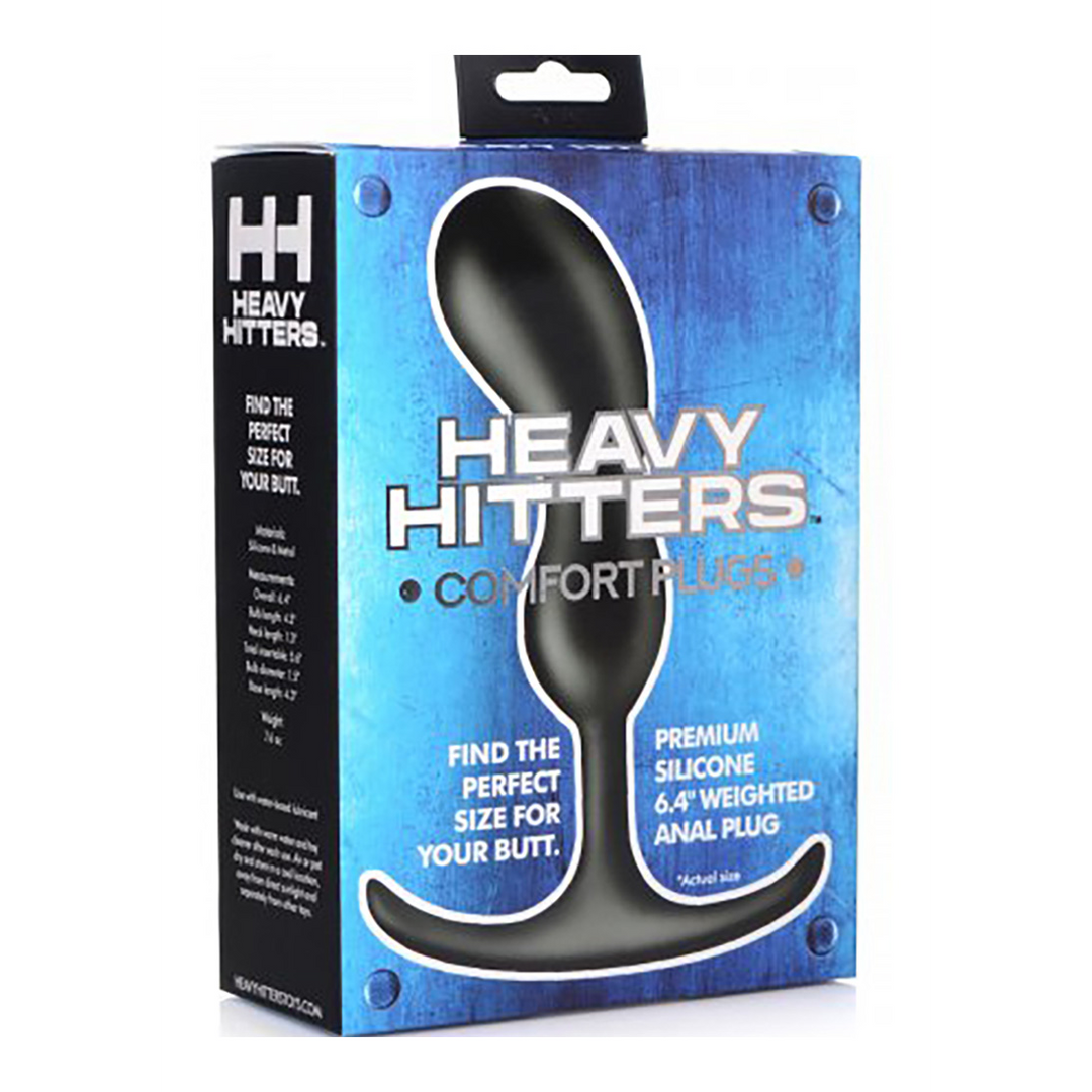 Premium Silicone Weighted Prostate Plug - Medium 2