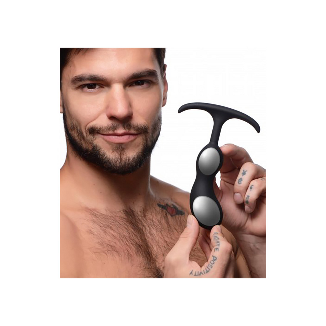 Premium Silicone Weighted Prostate Plug - Medium 3