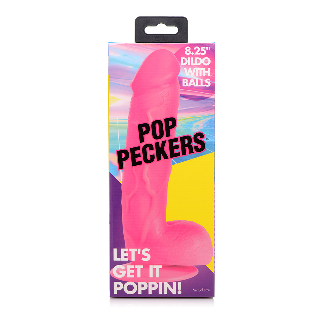 POP - Dildo with Balls - 8.25 / 21 cm 3