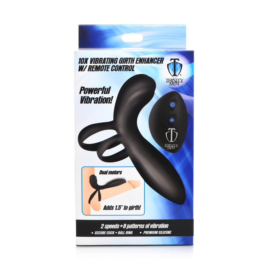 Silicone Vibrating Penis Sleeve with Remote Control 2
