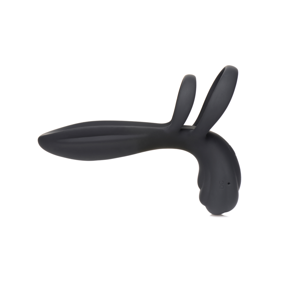 Silicone Vibrating Penis Sleeve with Remote Control 4