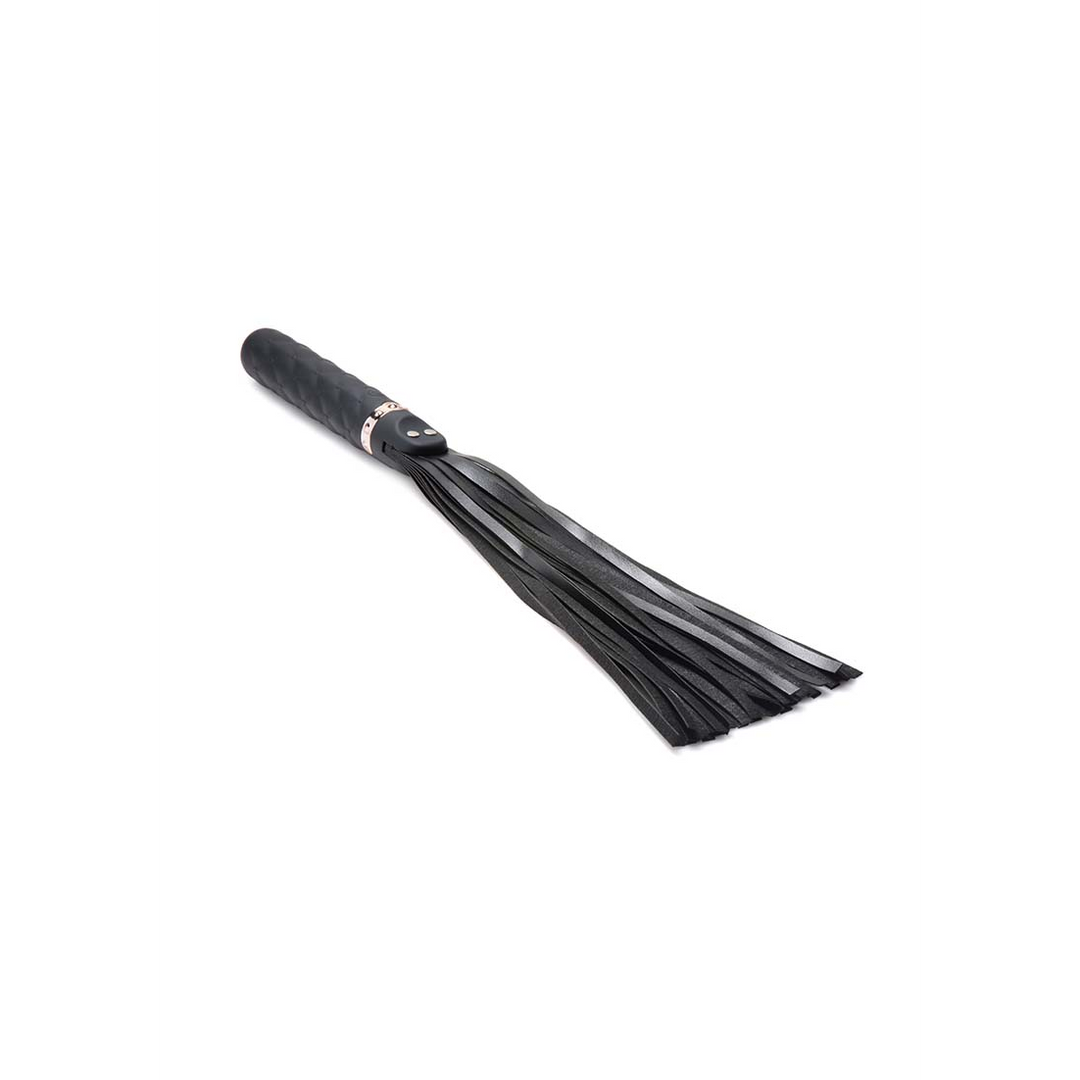 Vibra-Lasher - Vibrating Silicone Dildo Flogger 3