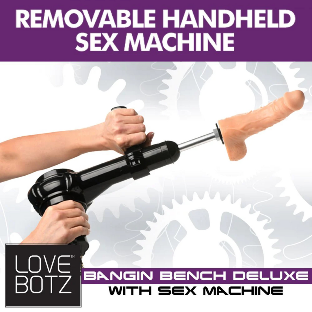 Deluxe Bangin' Bench with Sex Machine - Black 4